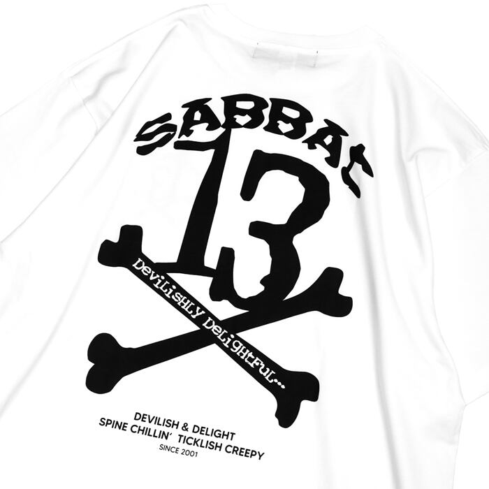 SABBAT13 / サバトサーティーン / サバト13「13X-BONE T」半袖Tシャツ